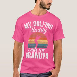 Golfpensioen Mijn Golfmaatjes noemen me Opa T-shirt