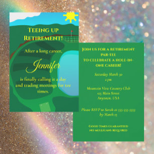 Golfpensioenfeest, Afscheid na een laatste ronde g Kaart