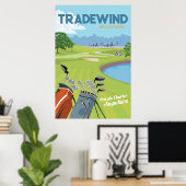GolfPoster Poster (Thuiskantoor)