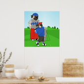 Golfpug-Poster - Kies uw grootte Poster (Keuken)