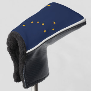 Golfputter Hoesje met vlag van Alaska, Verenigde S Golfheadcover