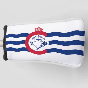 Golfputter Hoesje met vlag van Cincinnati, Verenig Golfheadcover