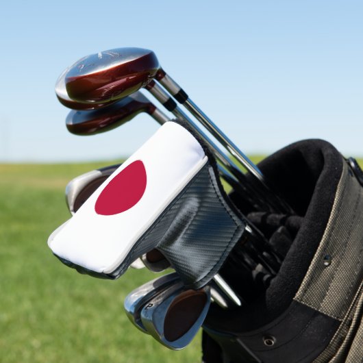 Golfputter Hoesje met vlag van Japan Golfheadcover (Insitu)