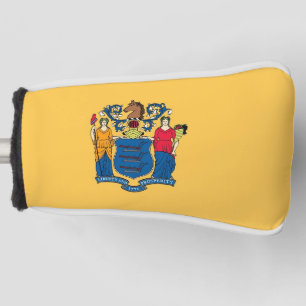Golfputter Hoesje met vlag van New Jersey, Verenig Golfheadcover