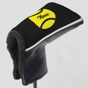Golfputter hoofddekking met tennisbal logo golfheadcover
