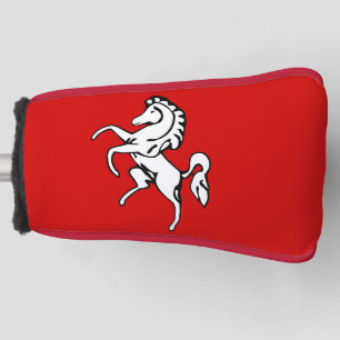 Golfputterhoes met vlag van Kent, Engeland Golfheadcover