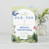 Golfreis Verjaardag Weekend Route Kaart (Staand voorkant)