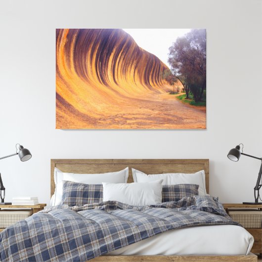 GOLFROCK 32x48 Canvas Afdruk (Insitu (Slaapkamer))