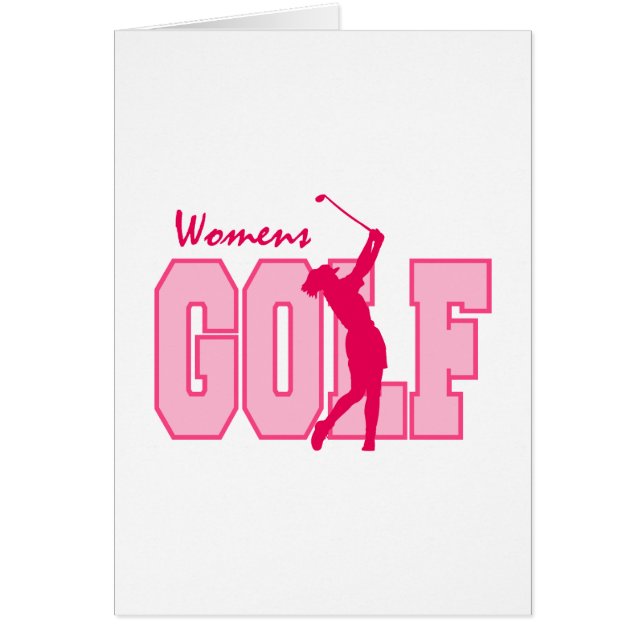 Golfroze voor vrouwen (Voorkant)
