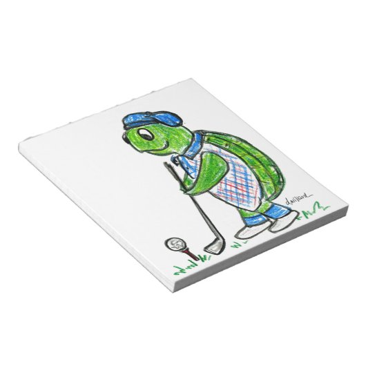 Golfschildpad Notitieblok (Schuin)