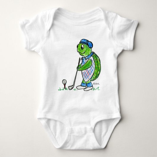 Golfschildpad Romper (Voorkant)