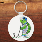 Golfschildpad Sleutelhanger (Voorkant)