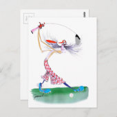 Golfschommel, Tony Fernandes Briefkaart (Voorkant / Achterkant)