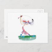 Golfschommel, Tony Fernandes Briefkaart (Voorkant / Achterkant)