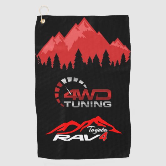 Golfservice Rav4 Golfhanddoek (Voorkant)