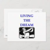 golfspel briefkaart (Voorkant / Achterkant)