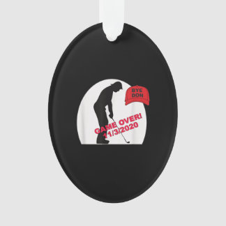 Golfspel is over grappige anti-trump ornament