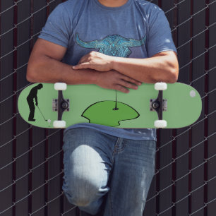 golfspel, skateboard