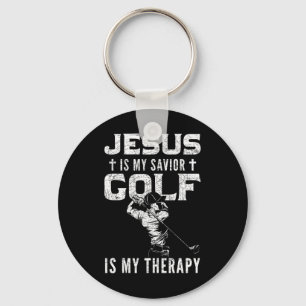 Golfspeler Christelijke sportliefhebber Cadeau-ide Sleutelhanger