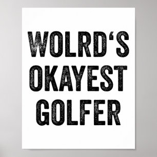 Golfspeler Dames Golfsport Fan Mannen Worlds Okaye Poster