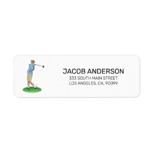 Golfspeler Etiket