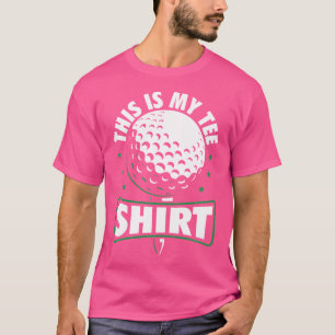 Golfspeler Funny Golf Club T-shirt
