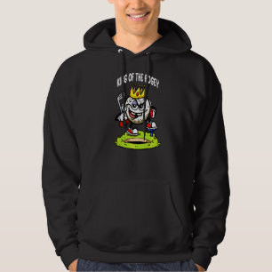 Golfspeler koning van de Bogey Golfbal kroon Hoodie