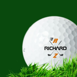 golfspeler monogram golfballen