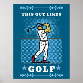 golfspeler poster