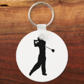 golfspeler sleutelhanger (Voorkant)