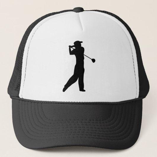 golfspeler trucker pet (Voorkant)