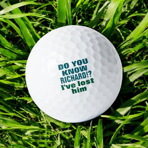 Golfspeler verliest bal met gevoel voor humor