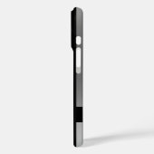 golfspeler | Zilveren Initialen Case-Mate iPhone Case (Achterkant / Links)