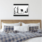 Golfspelers Canvas Afdruk (Insitu (Slaapkamer))
