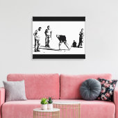 Golfspelers Canvas Afdruk (Insitu (Woonkamer))