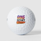 Golfsport David aanpasbare golfbal Golfballen (Voorkant)