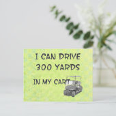 Golfstation Briefkaart (Staand voorkant)