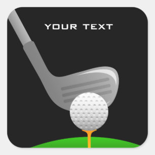 GolfSticker Vierkante Sticker