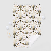 Golfstokken | Goud + Zwart. Wit Golfhanddoek (Insitu)
