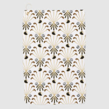 Golfstokken | Goud + Zwart. Wit