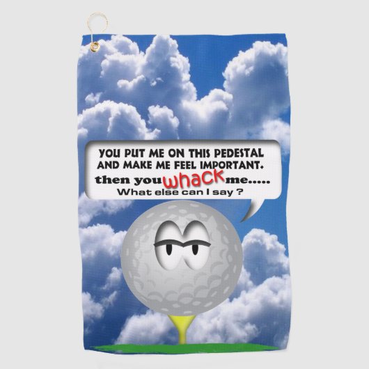 Golfstrips Golfhanddoek (Voorkant)