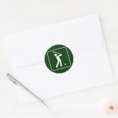 Golfsymbool Sticker (Envelop)
