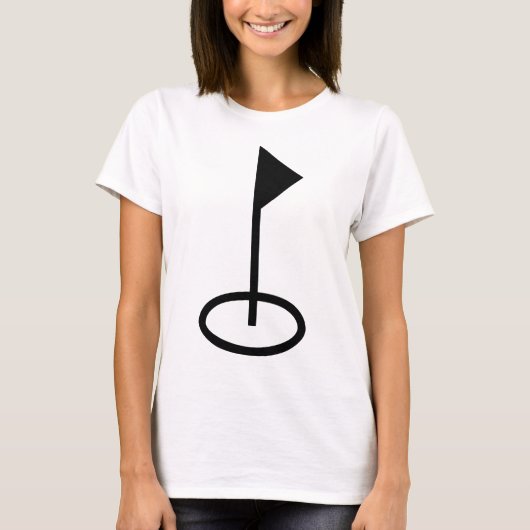 Golfsymbool T-shirt (Voorkant)