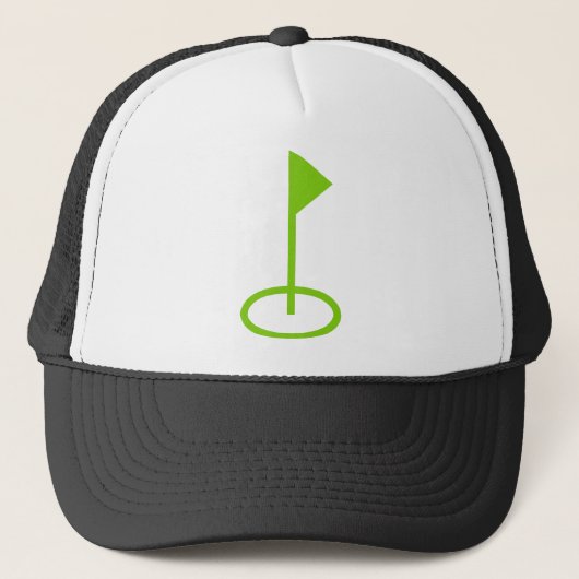 Golfsymbool Trucker Pet (Voorkant)