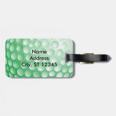 GolfT-shirt | Groen Bagagelabel (Achterkant horizontaal)