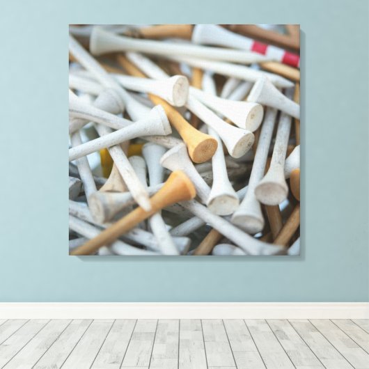 GolfT - shirts Canvas Afdruk (Insitu (Houten vloer))