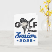 Golfteam Senior 2025 Afstuderen Night CL van 2025 Kaart (Gele Bloem)