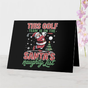 Golfteam staat op de stoute lijst van Sinterklaas Kaart