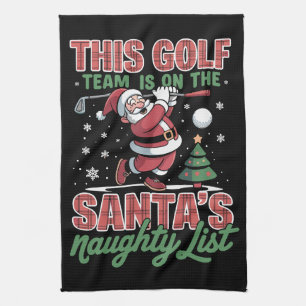 Golfteam staat op de stoute lijst van Sinterklaas Theedoek