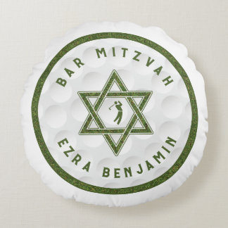 Golfthema Golfbar Mitzvah Rond Kussen